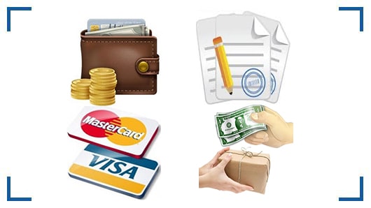 способы оплаты