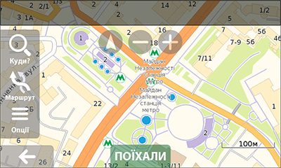 NavLux point addressing map view adroid